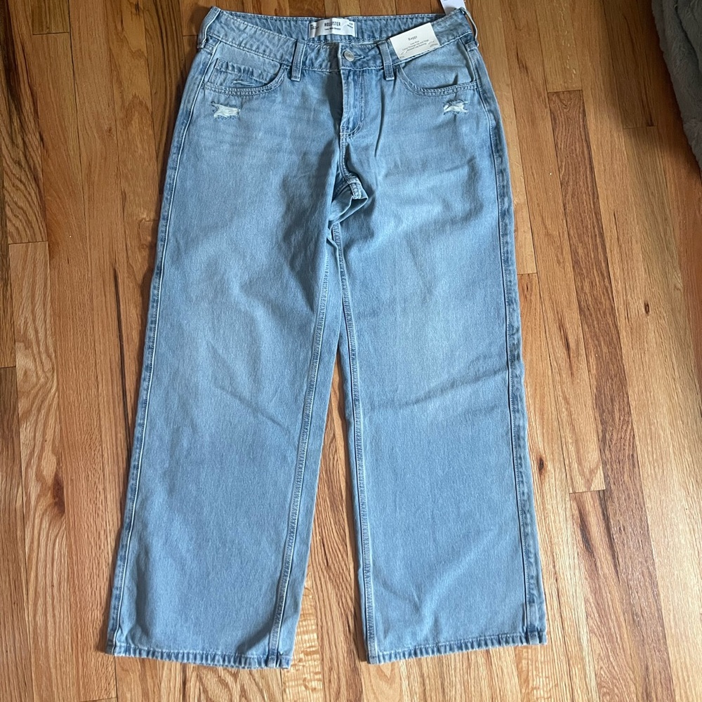 Women's Hollister Light Blue Baggy Jeans